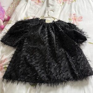 Lavender Brown Black Textured Top